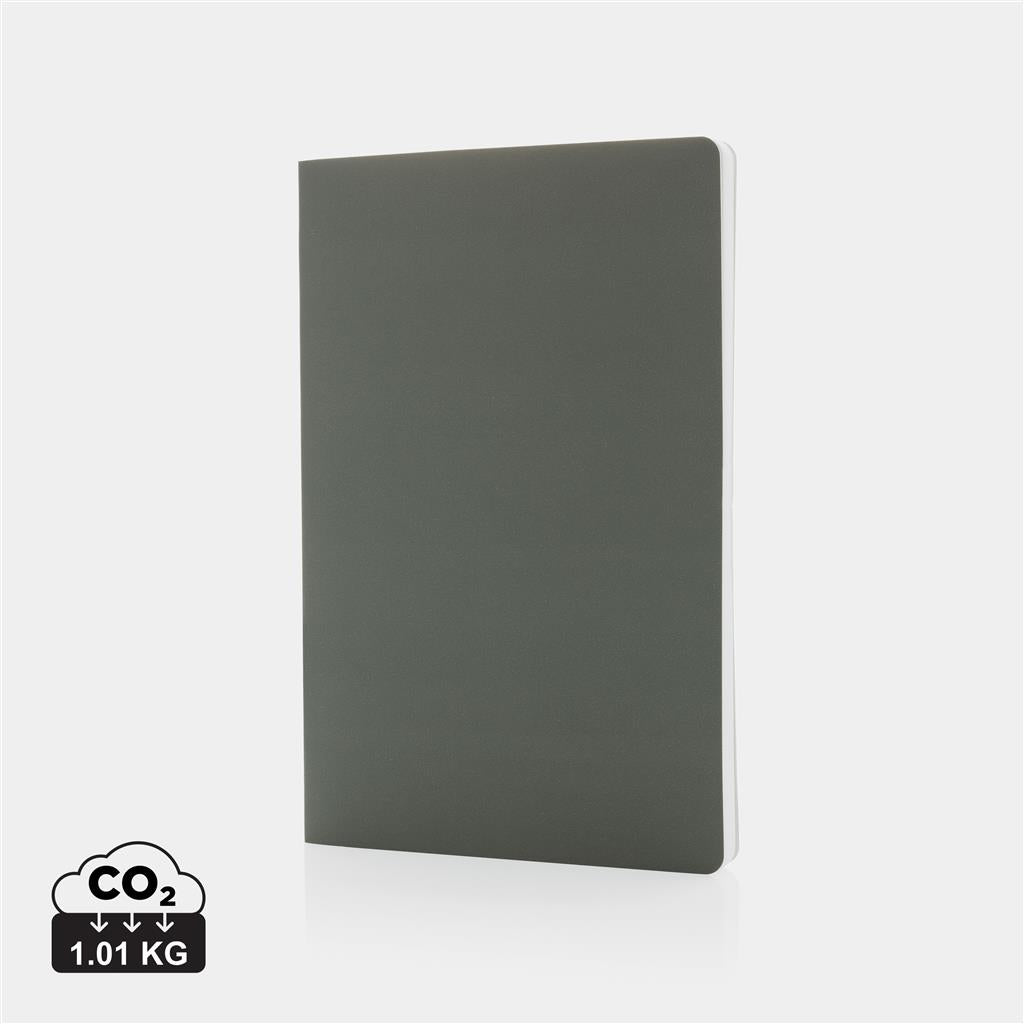 Craftstone A5 recycled kraft and stonepaper notebook - illuminated