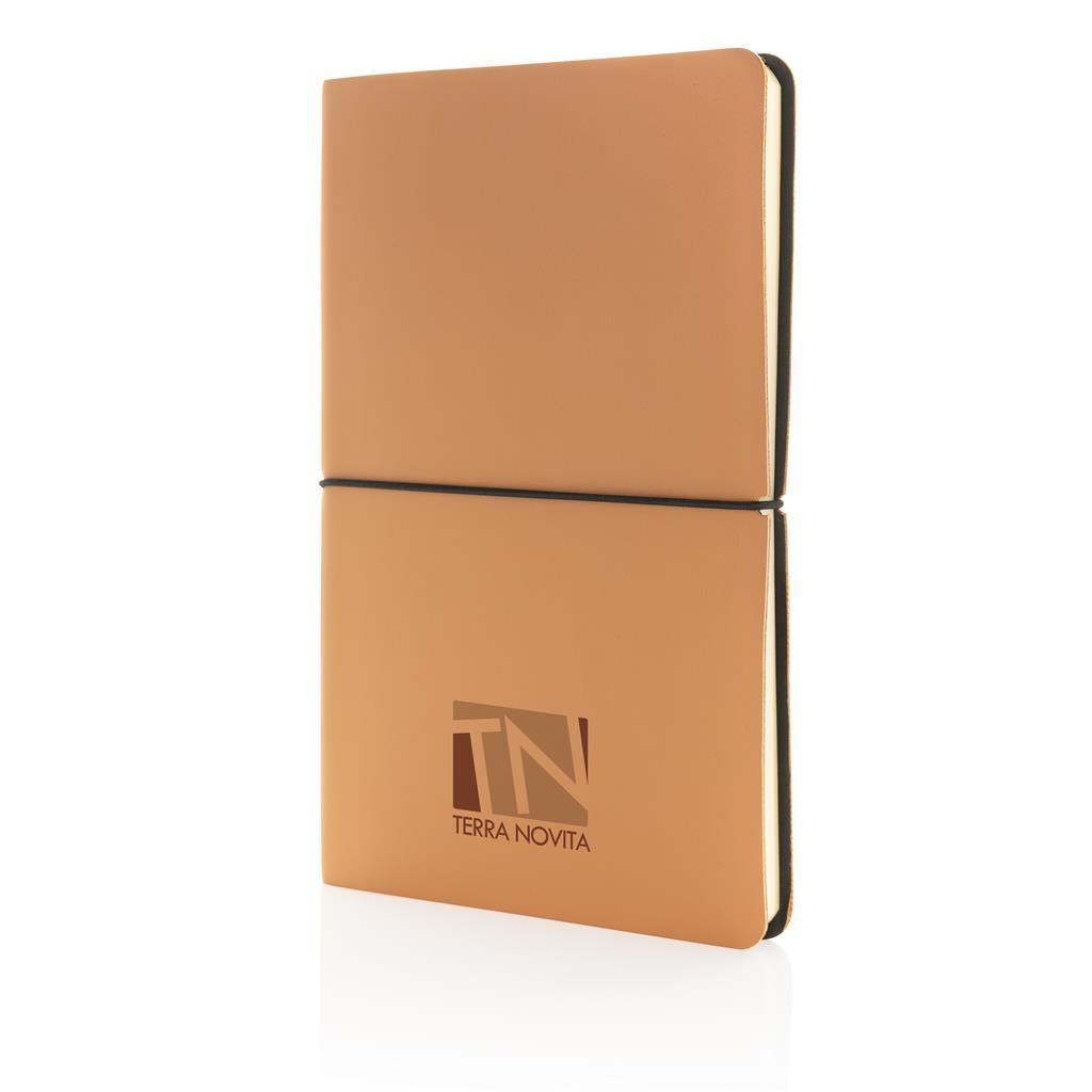 Modern deluxe softcover A5 notebook - illuminated