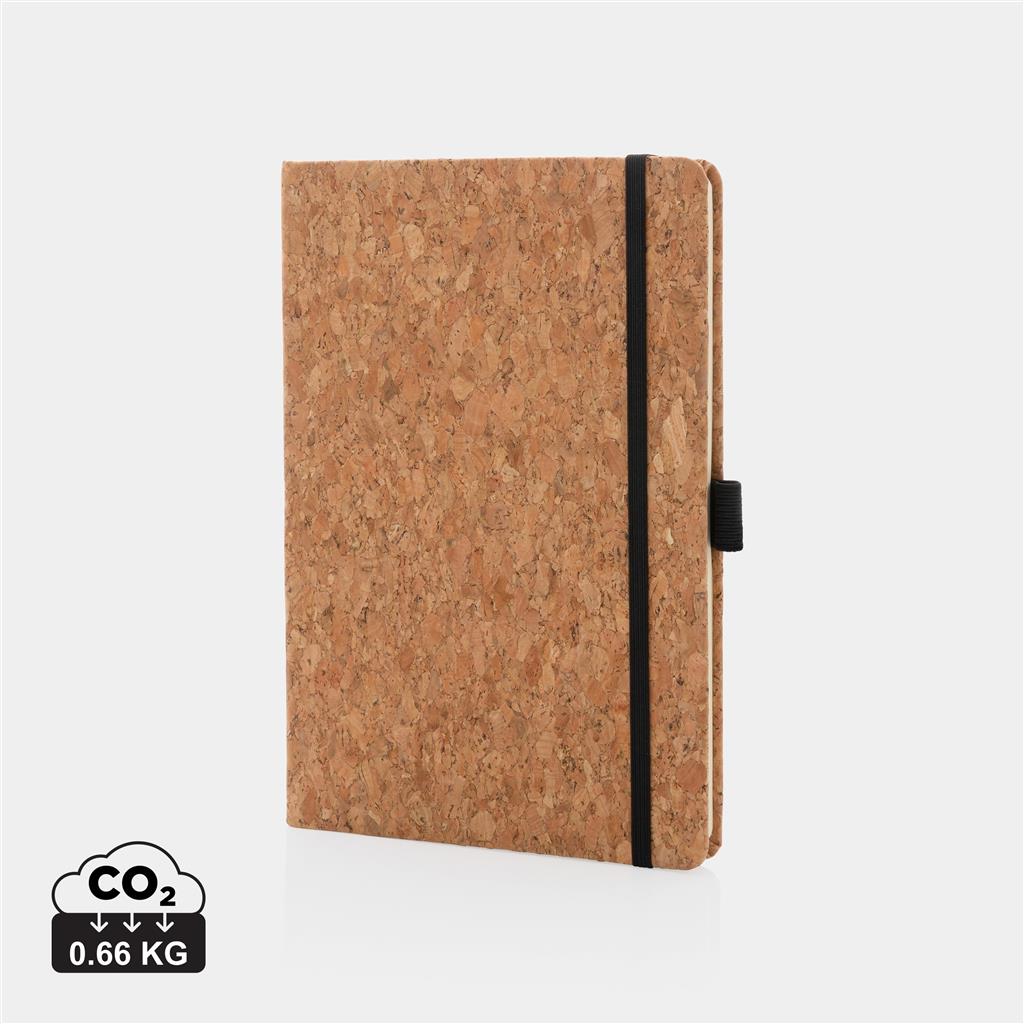 Cork hardcover notebook A5 - illuminated