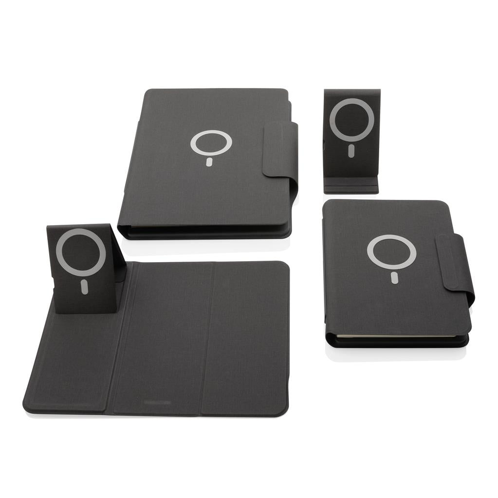 Artic Magnetic 10W wireless charging A5 notebook - illuminated
