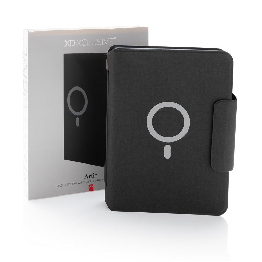 Artic Magnetic 10W wireless charging A5 notebook - illuminated