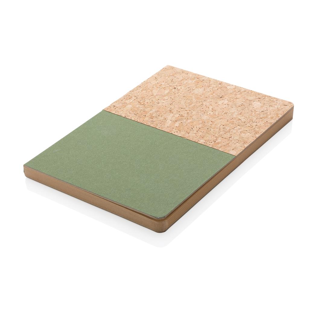 A5 cork & kraft notebook - illuminated