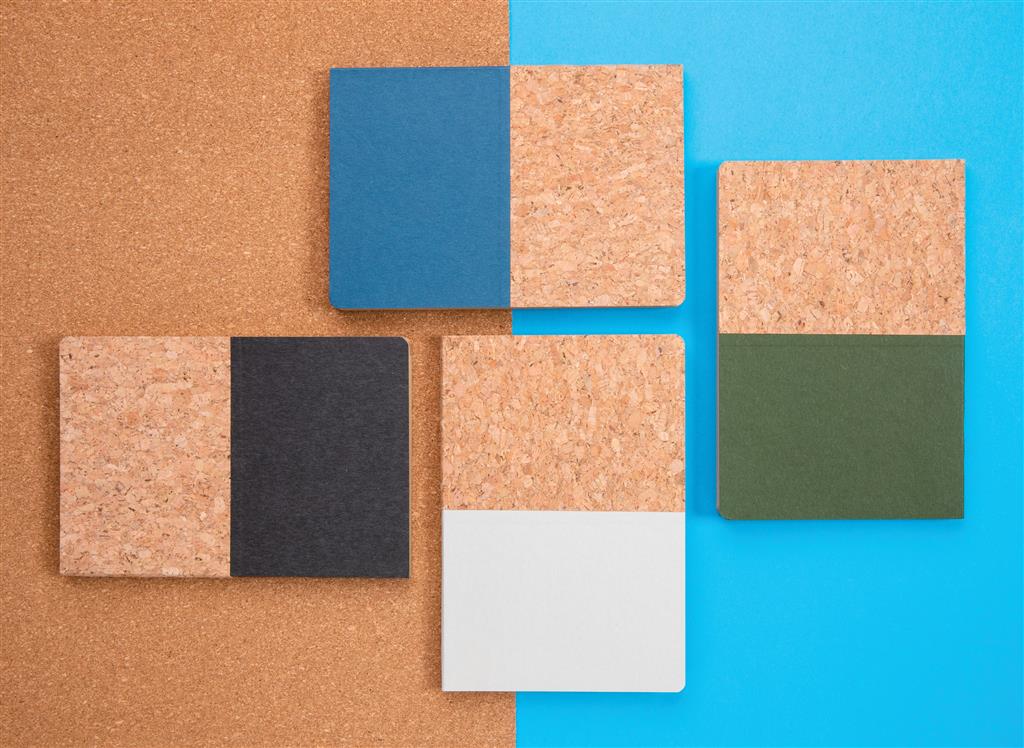 A5 cork & kraft notebook - illuminated