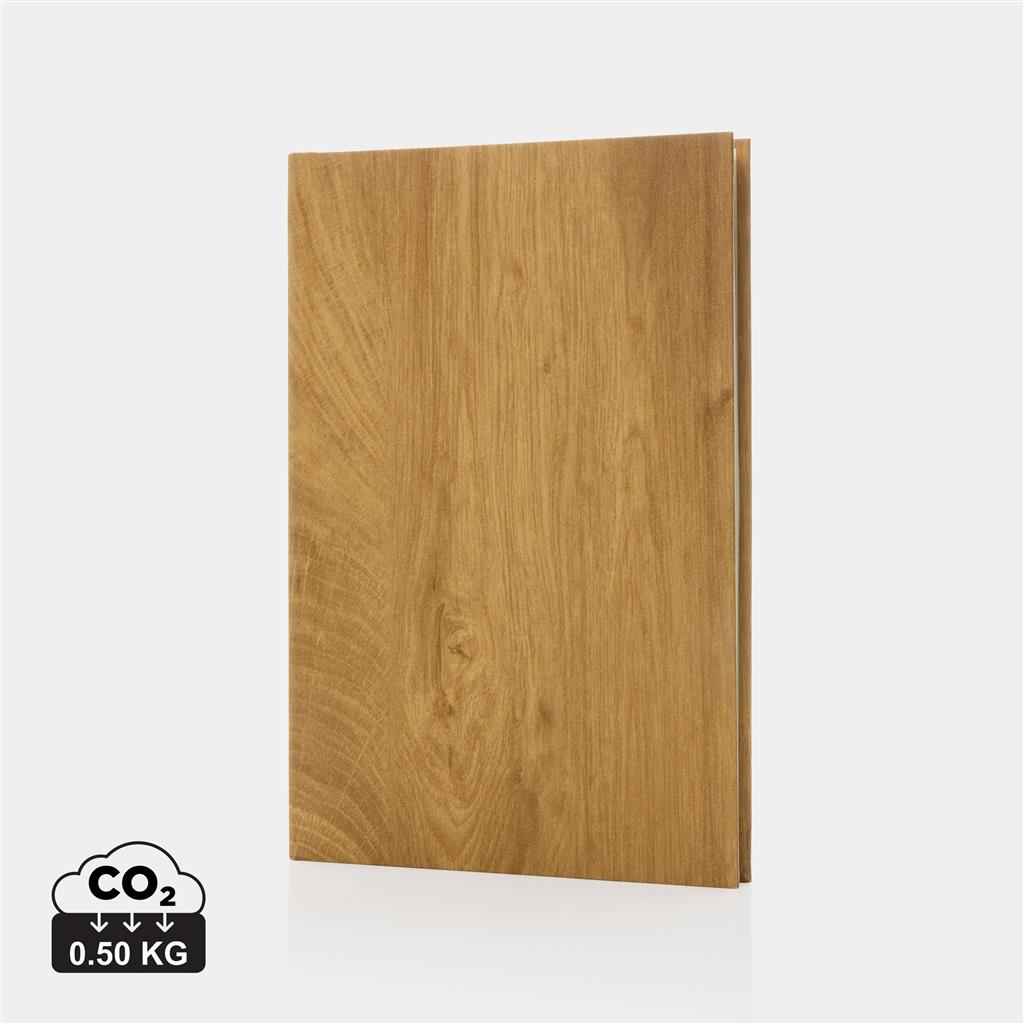 Kavana wood print A5 notebook - illuminated