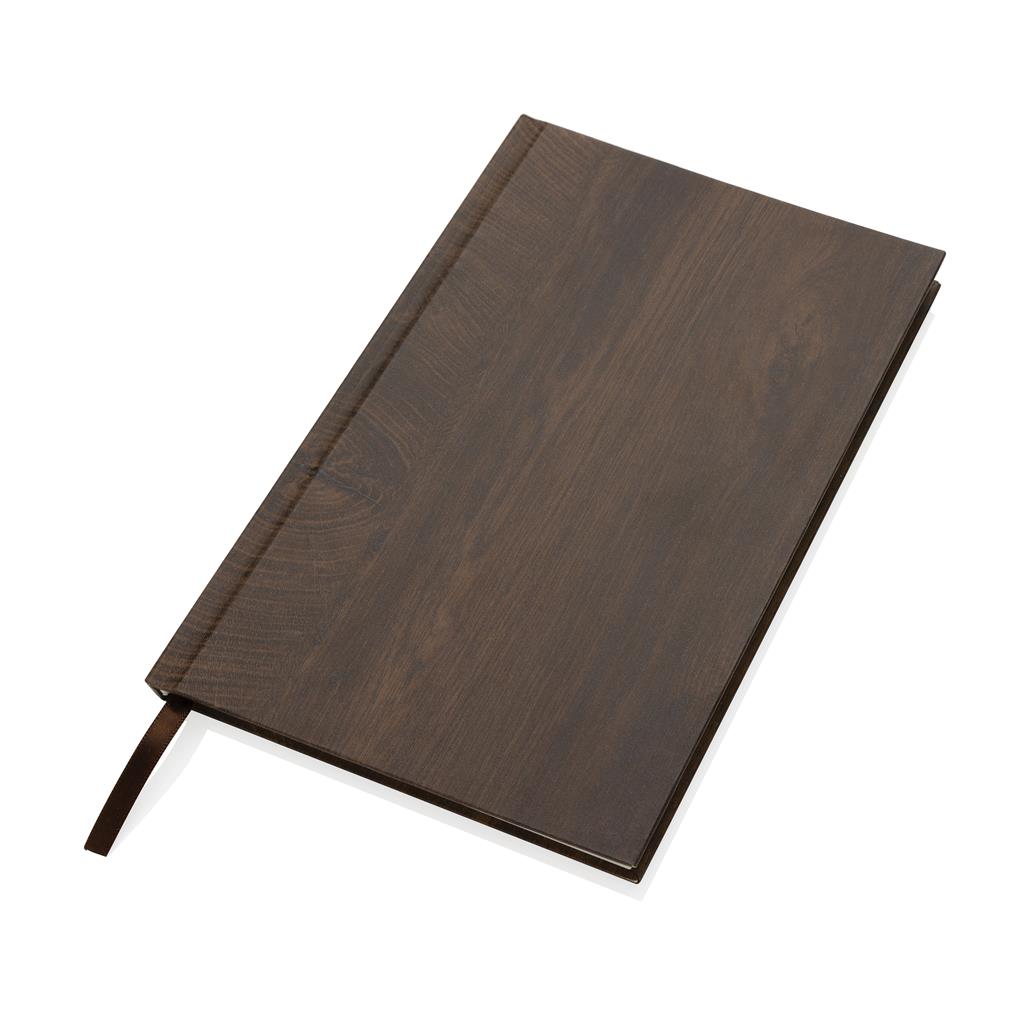 Kavana wood print A5 notebook - illuminated