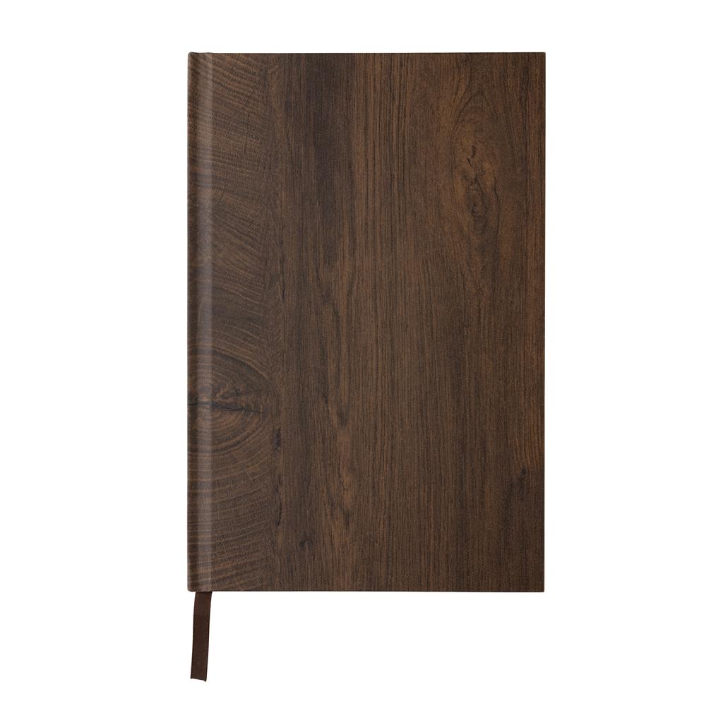 Kavana wood print A5 notebook - illuminated
