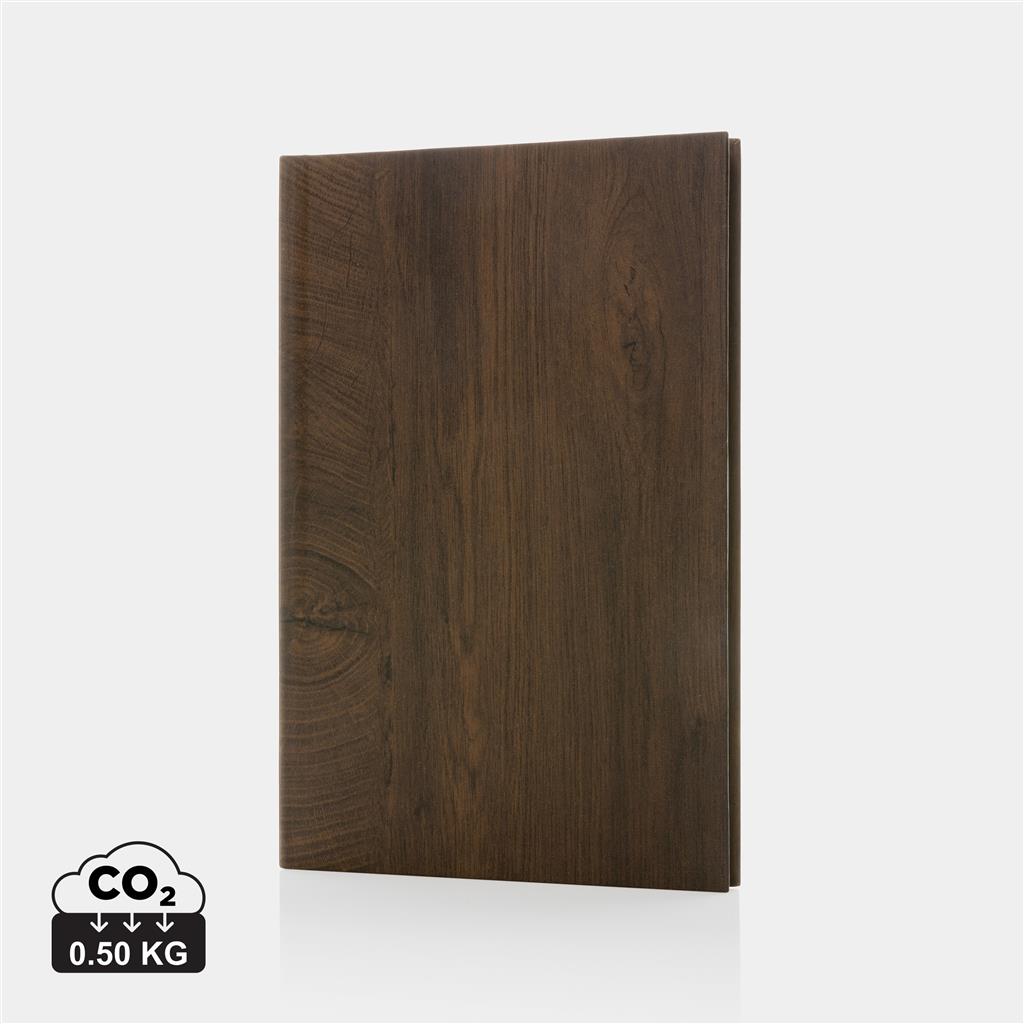 Kavana wood print A5 notebook - illuminated