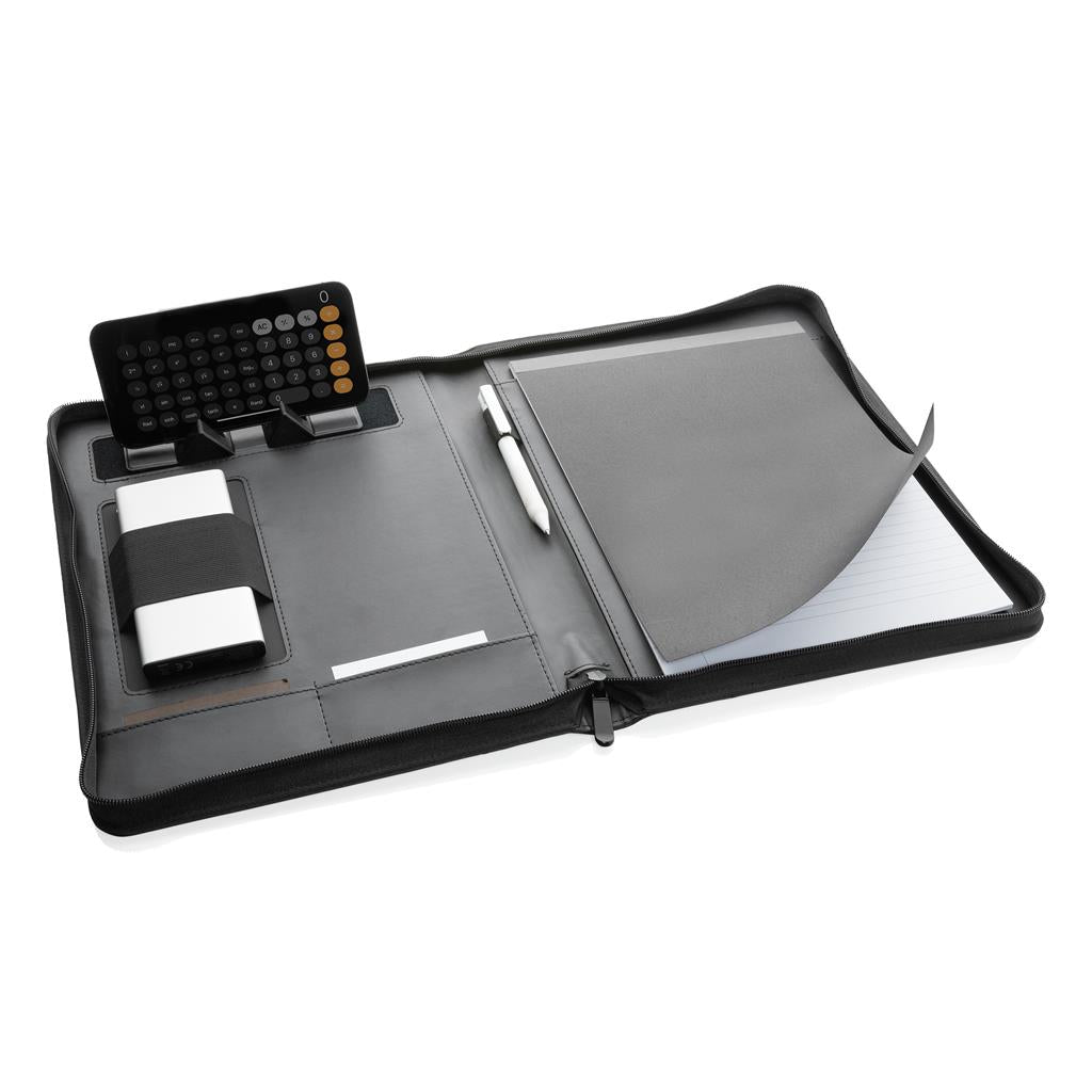 RCS rPU deluxe tech portfolio with zipper - illuminated