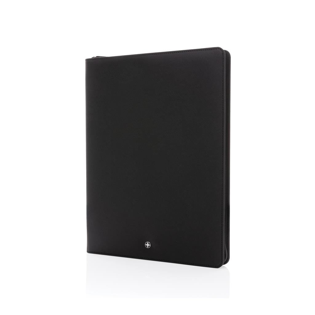 Swiss Peak Heritage RCS rPU A4 portfolio with zipper - illuminated