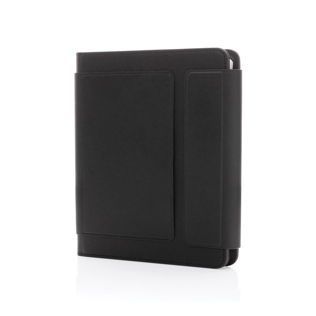 Swiss Peak Heritage RCS rPU A5 stone paper portfolio - illuminated