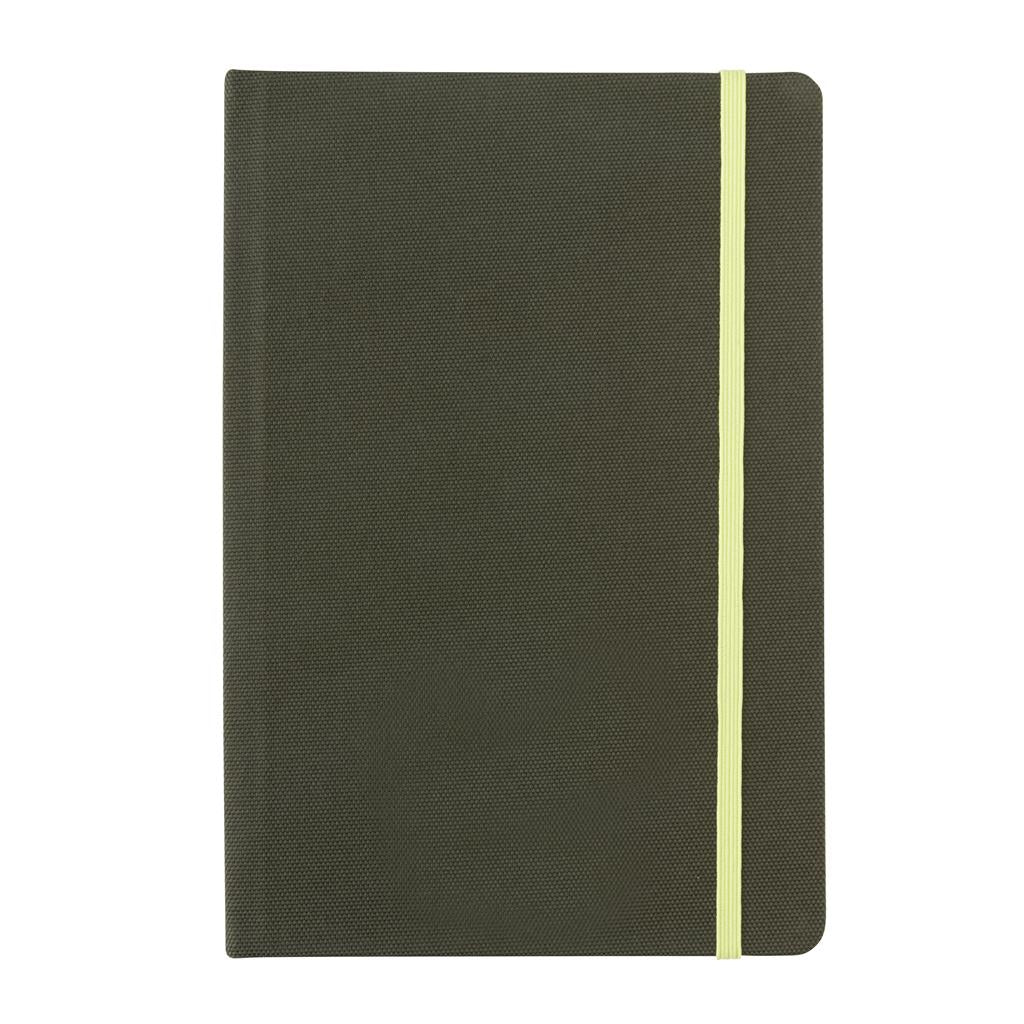 GRS certified RPET A5 notebook - illuminated