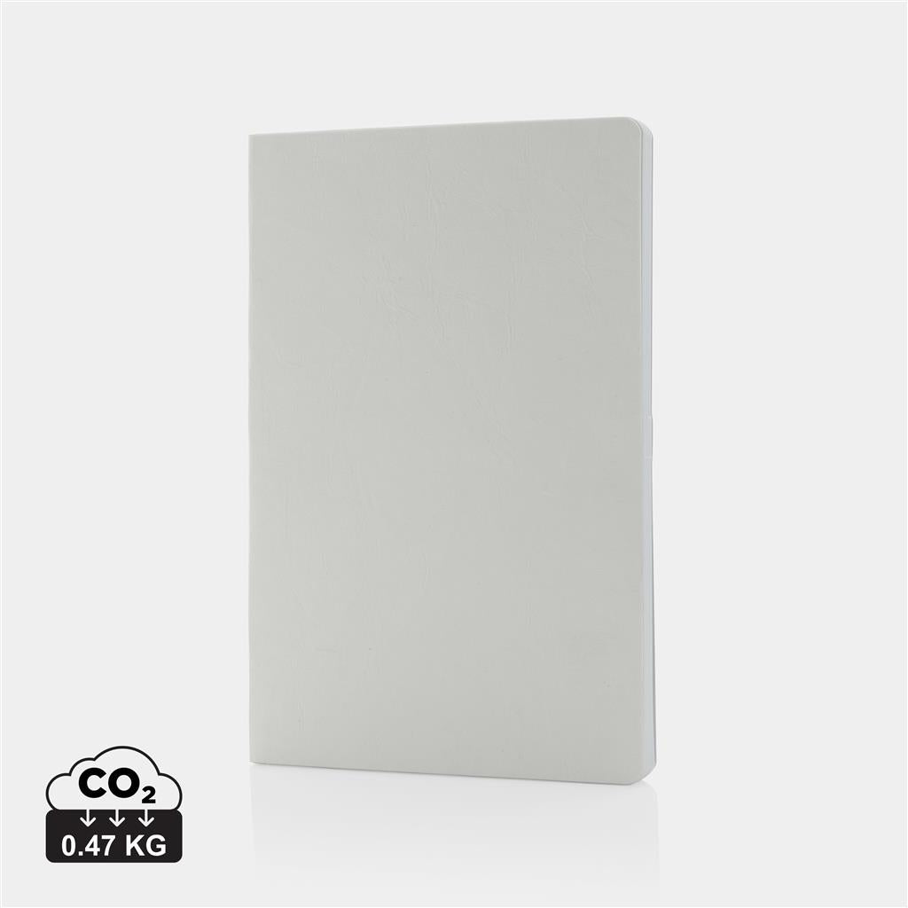 Salton A5 GRS certified recycled paper notebook - illuminated