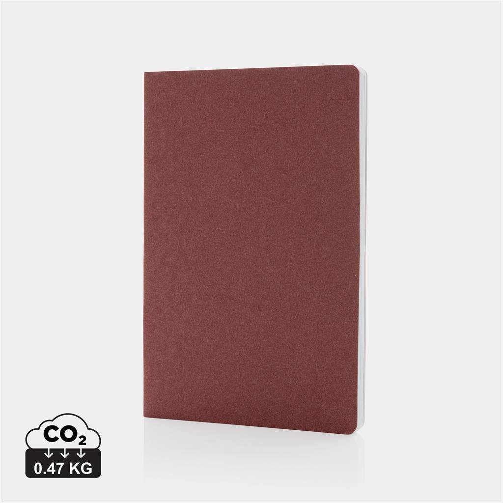 Salton A5 GRS certified recycled paper notebook - illuminated