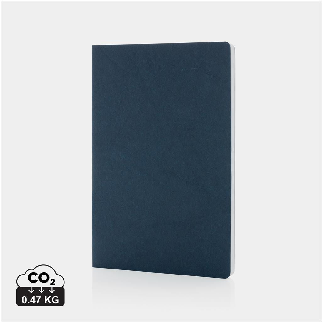 Salton A5 GRS certified recycled paper notebook - illuminated
