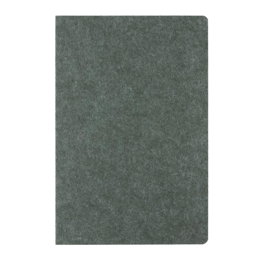 Phrase GRS certified recycled felt A5 notebook - illuminated