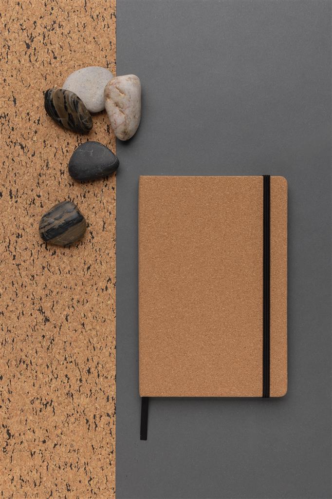 Stoneleaf A5 cork and stonepaper notebook - illuminated