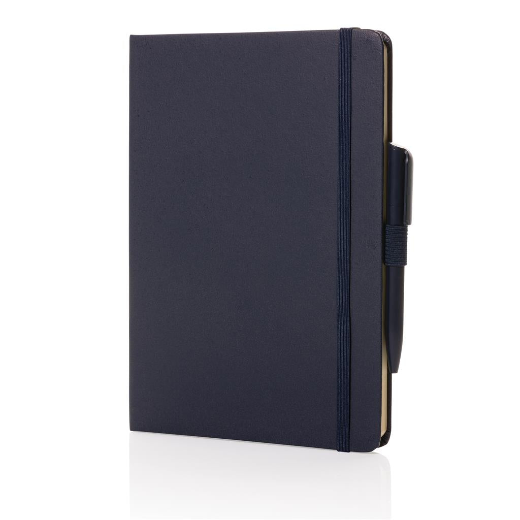 Sam A5 RCS certified bonded leather classic notebook - illuminated