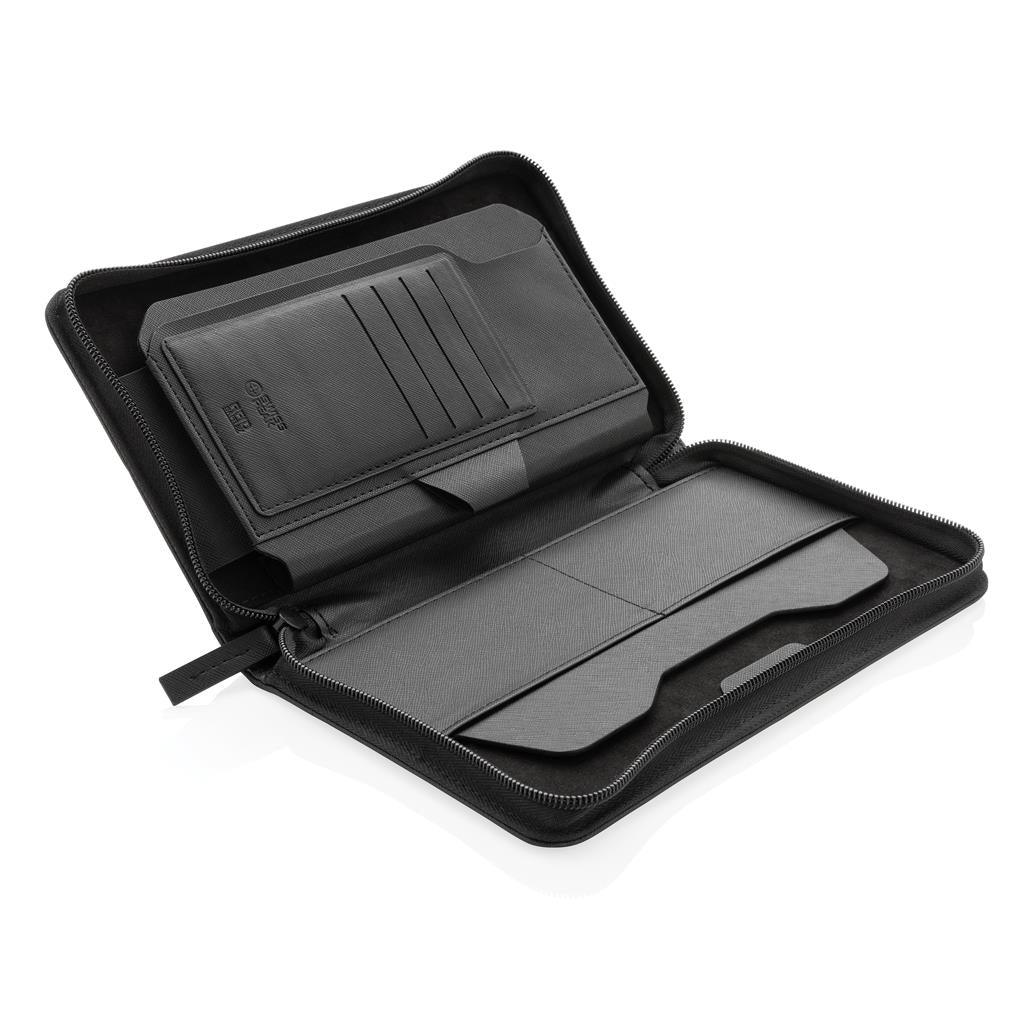 Swiss Peak Heritage RCS rPU RFID travel wallet - illuminated