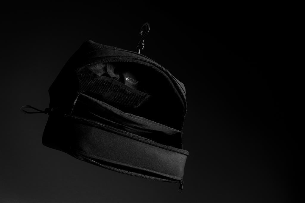 Swiss Peak AWARE™ toiletry bag PVC free - illuminated