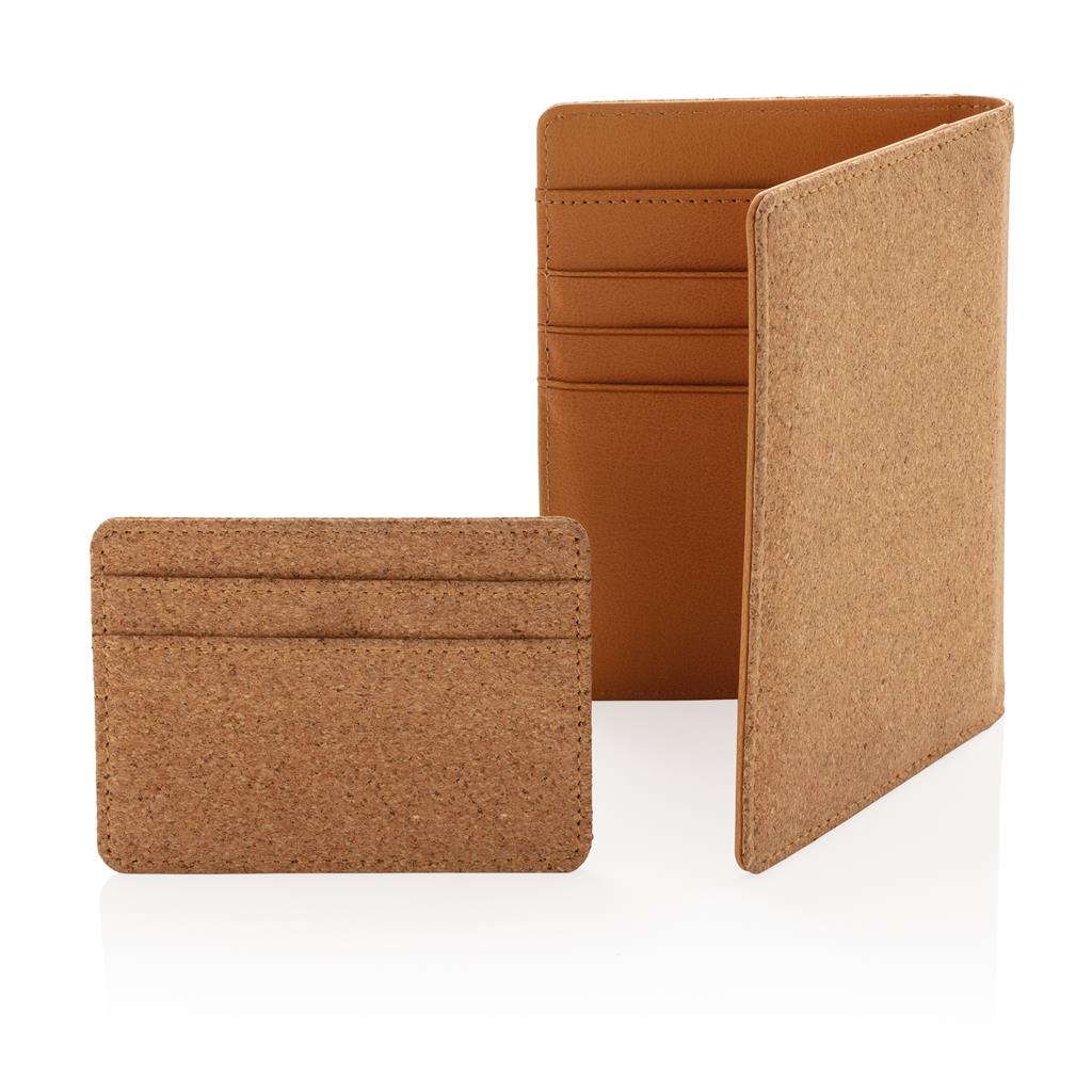 Cork secure RFID passport cover - illuminated