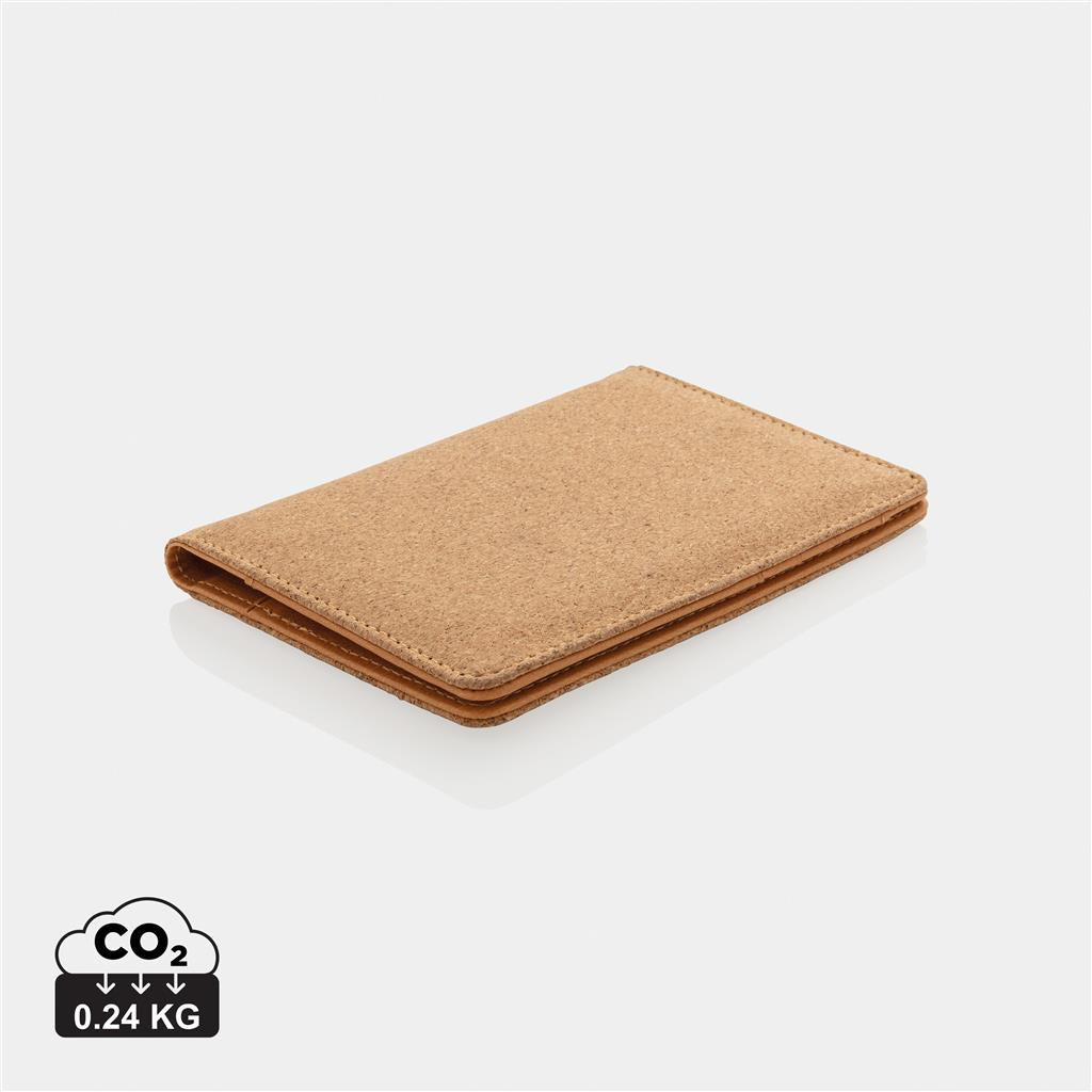 Cork secure RFID passport cover - illuminated