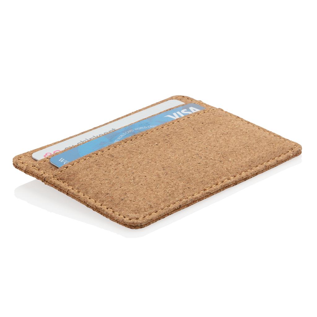 Cork secure RFID slim wallet - illuminated