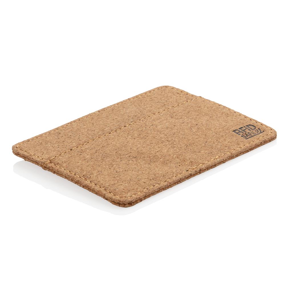 Cork secure RFID slim wallet - illuminated