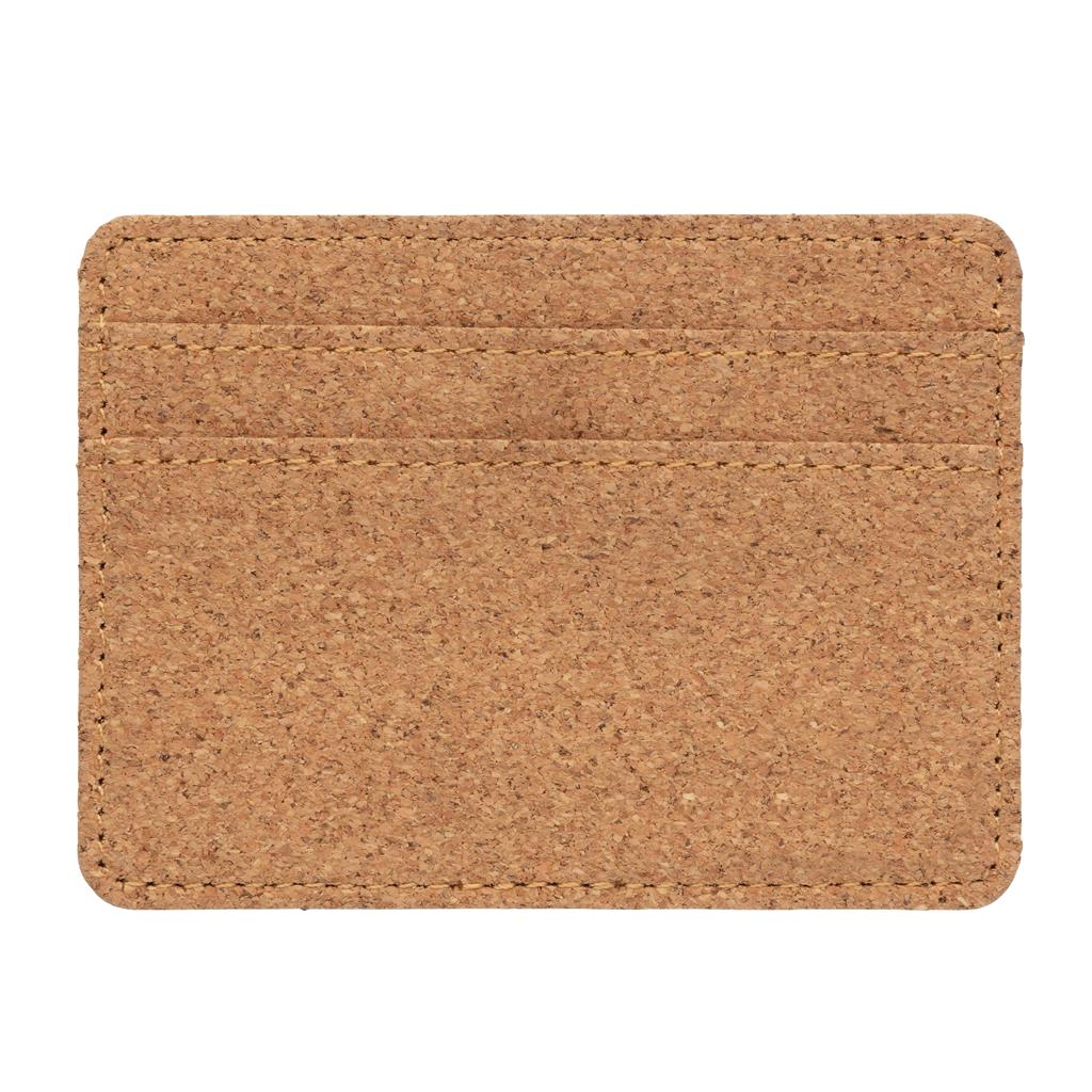 Cork secure RFID slim wallet - illuminated
