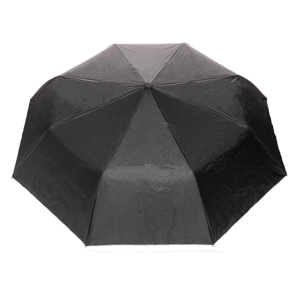 21" Impact AWARE™ RPET 190T Pongee dual colour mini umbrella - illuminated
