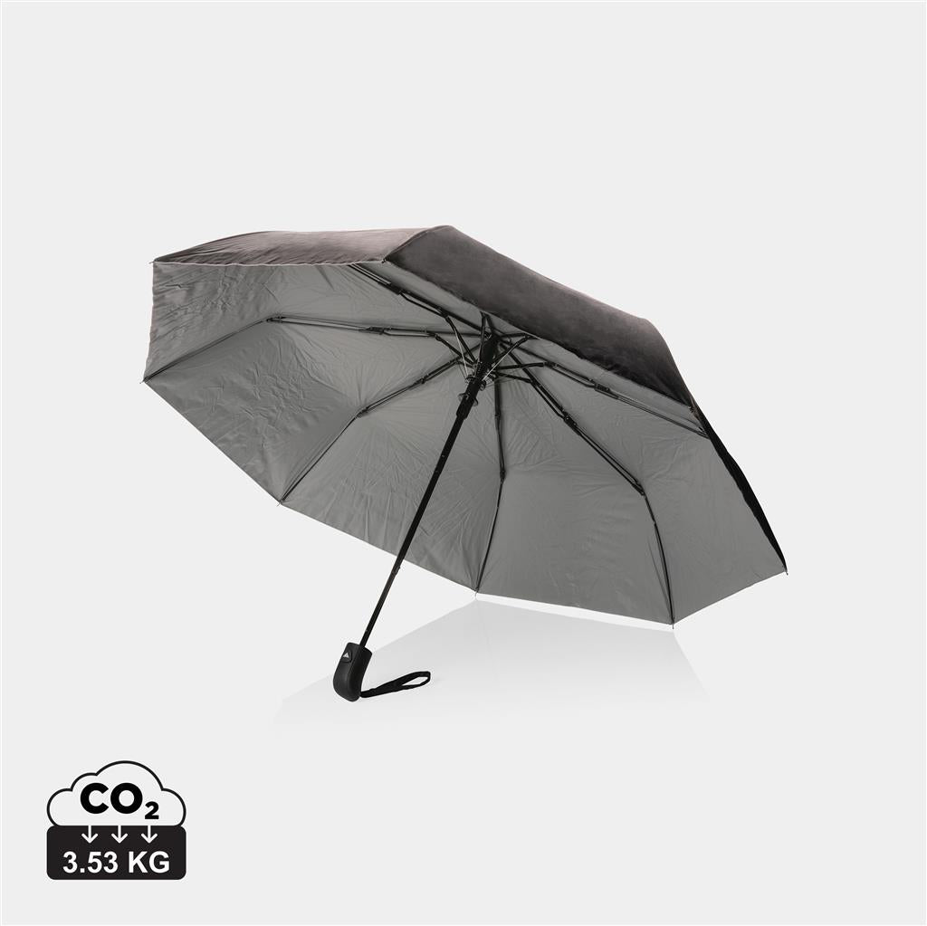21" Impact AWARE™ RPET 190T Pongee dual colour mini umbrella - illuminated