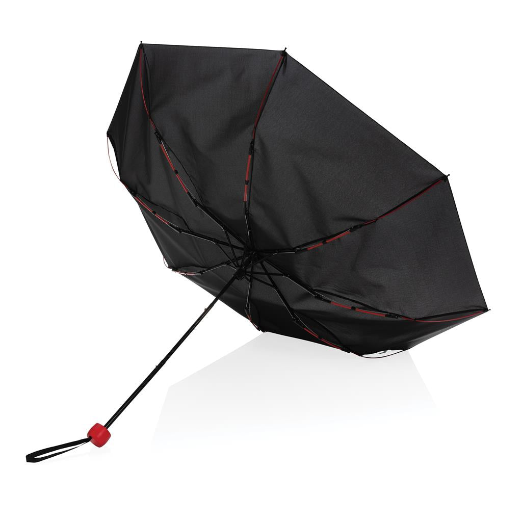 20.5"Impact AWARE™ RPET 190T pongee mini umbrella - illuminated