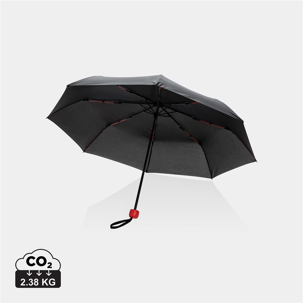 20.5"Impact AWARE™ RPET 190T pongee mini umbrella - illuminated