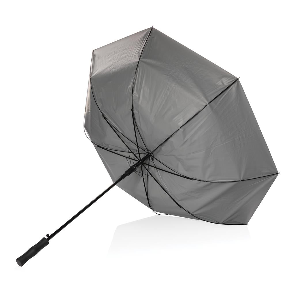 27" Impact AWARE™ RPET 190T dual colour auto open umbrella - illuminated