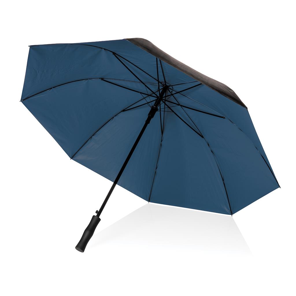 27" Impact AWARE™ RPET 190T dual colour auto open umbrella - illuminated