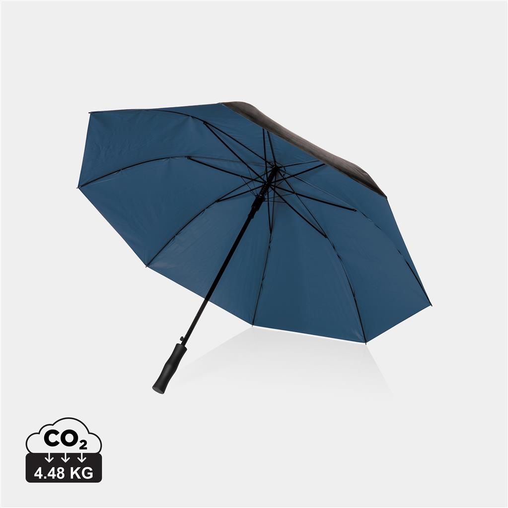 27" Impact AWARE™ RPET 190T dual colour auto open umbrella - illuminated