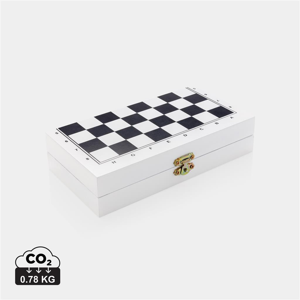 Deluxe 3-in-1 board game in wooden box - illuminated