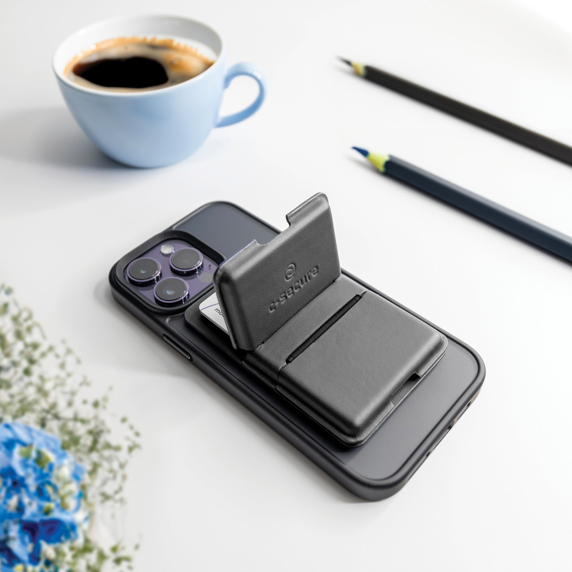 Phone Wallet and Stand - C-Secure MagSafe