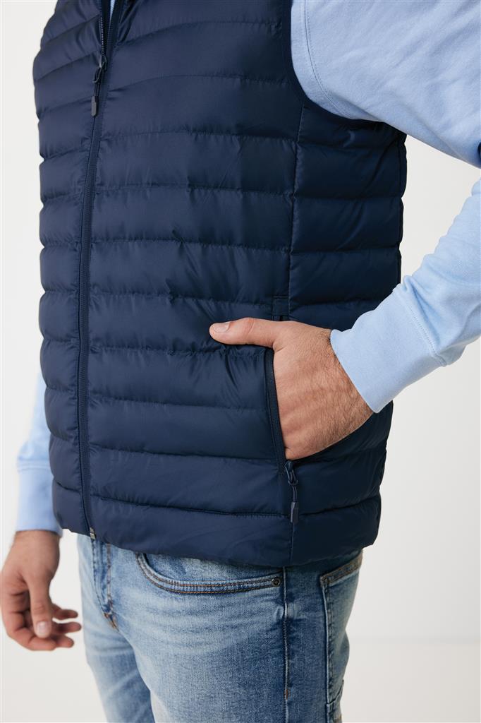 Iqoniq Meru men recycled polyester bodywarmer - illuminated