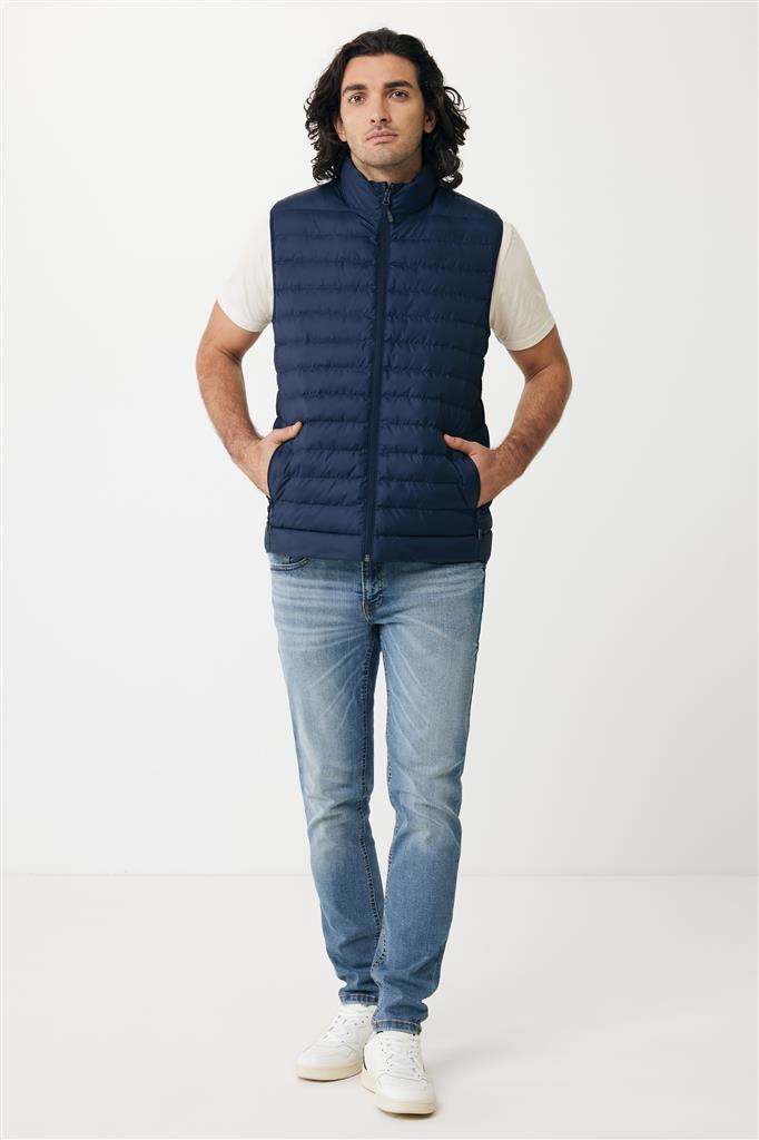 Iqoniq Meru men recycled polyester bodywarmer - illuminated