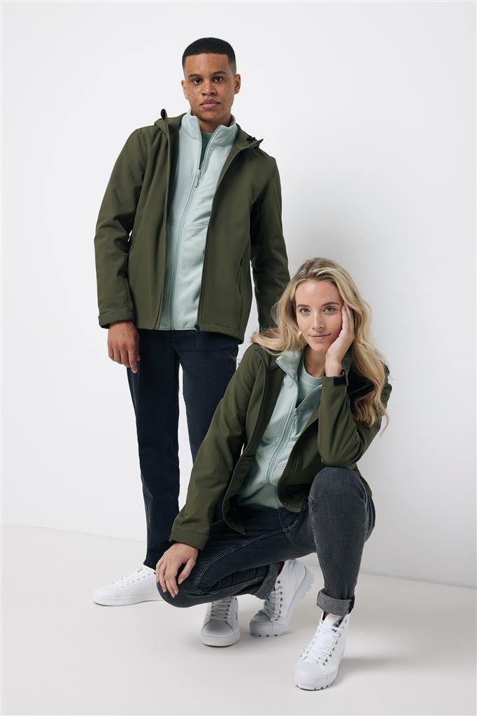 Iqoniq Makalu women recycled polyester soft shell jacket - illuminated