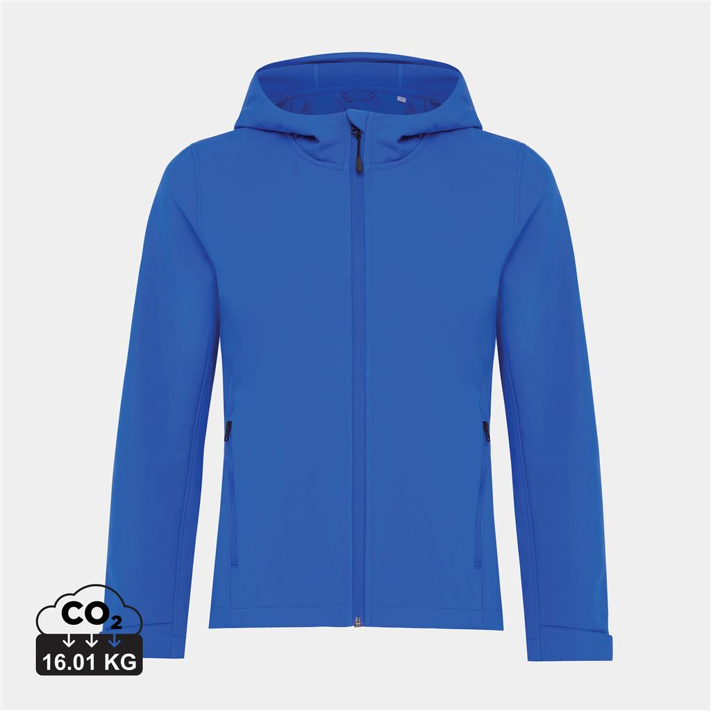 Iqoniq Makalu women recycled polyester soft shell jacket - illuminated