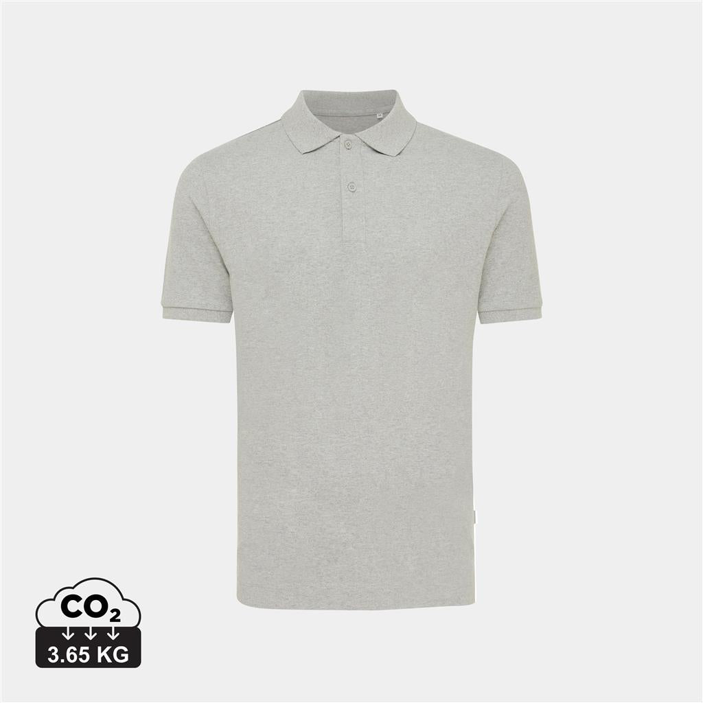 Iqoniq Yosemite recycled cotton pique polo - illuminated
