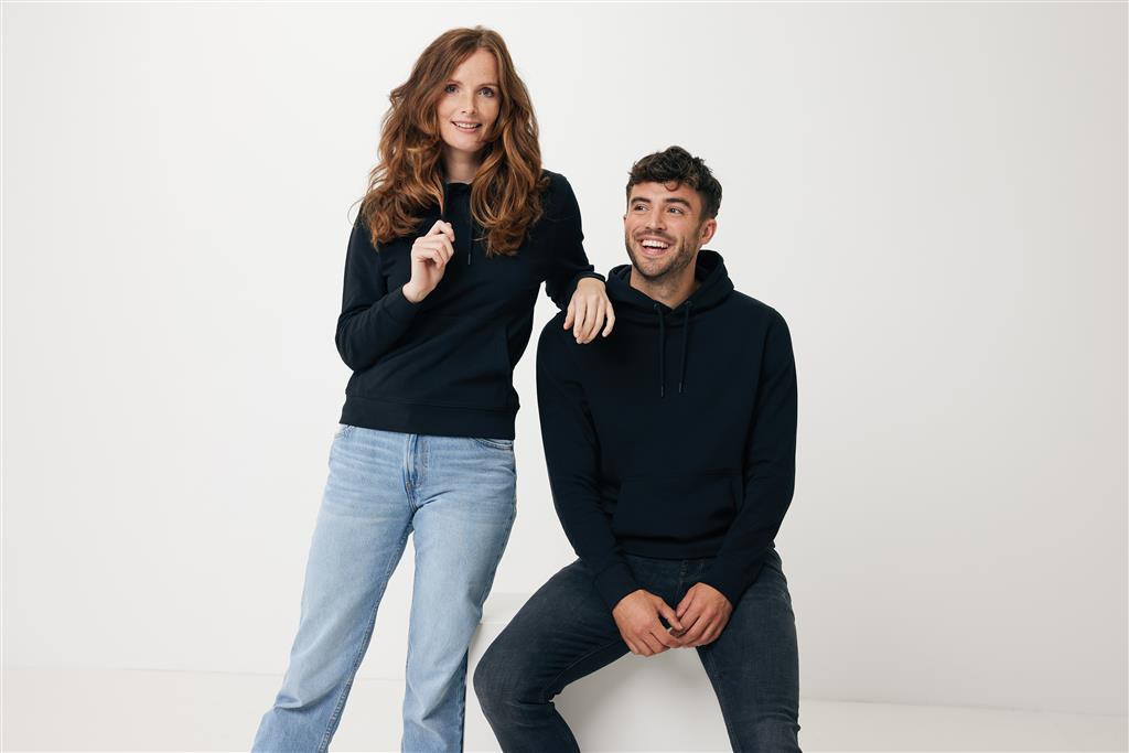 Iqoniq Rila lightweight recycled cotton hoodie - illuminated