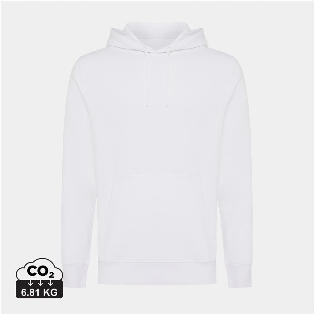 Iqoniq Rila lightweight recycled cotton hoodie - illuminated