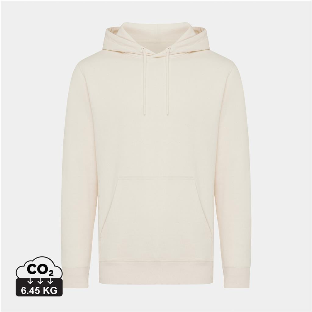 Iqoniq Rila lightweight recycled cotton hoodie - illuminated