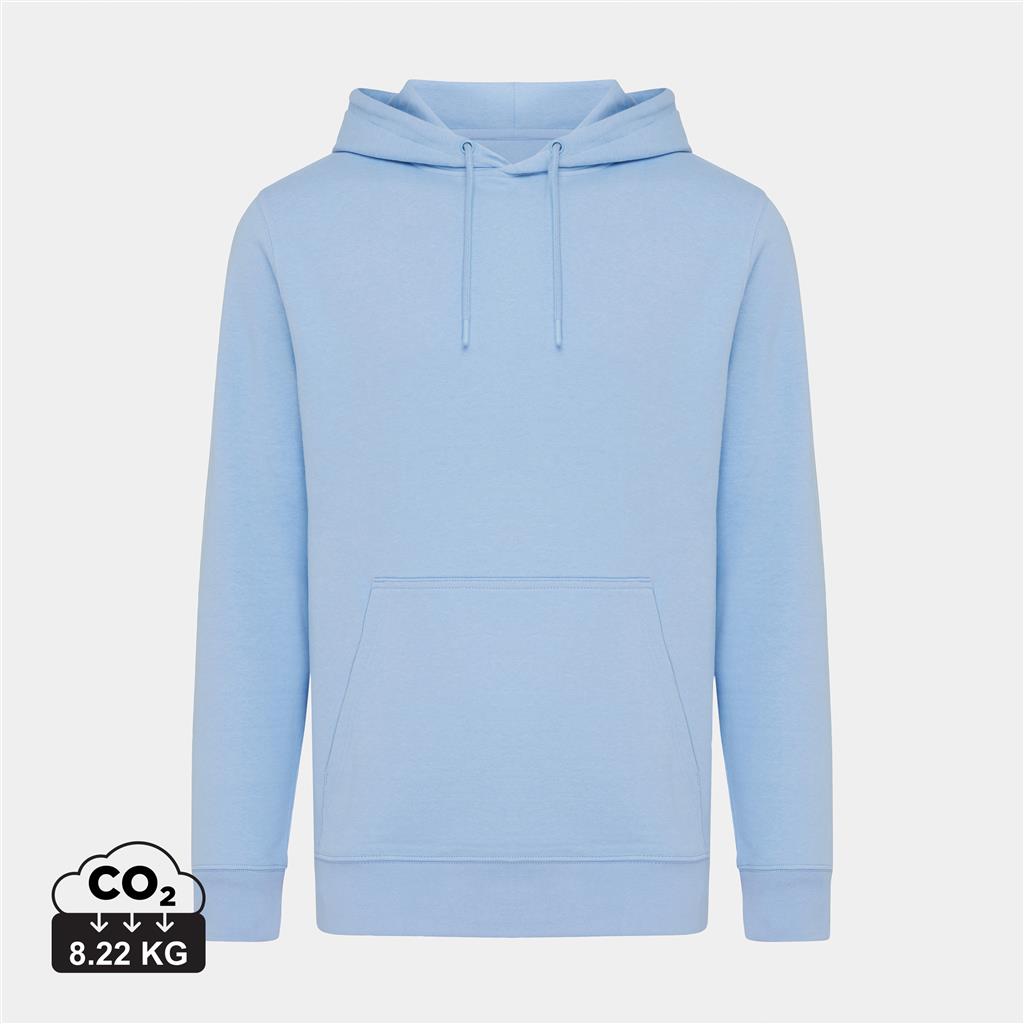 Iqoniq Rila lightweight recycled cotton hoodie - illuminated