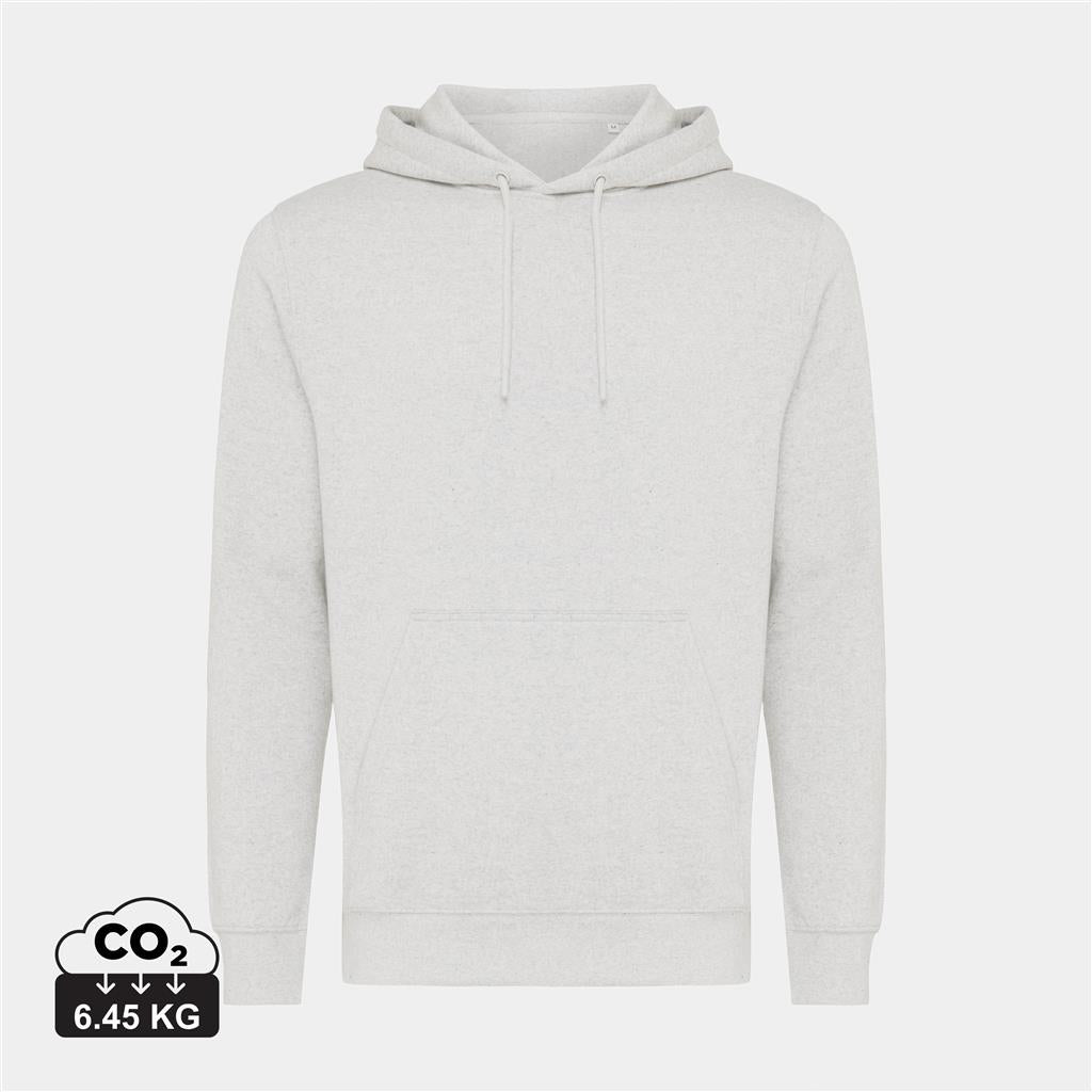 Iqoniq Rila lightweight recycled cotton hoodie - illuminated