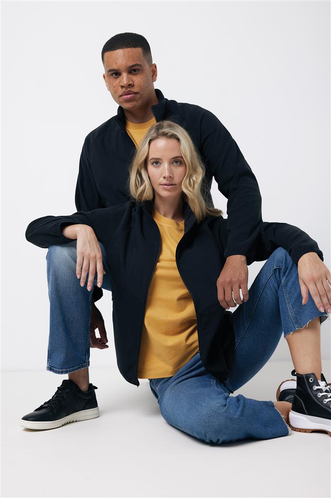 Iqoniq Talung recycled polyester microfleece zip through - illuminated