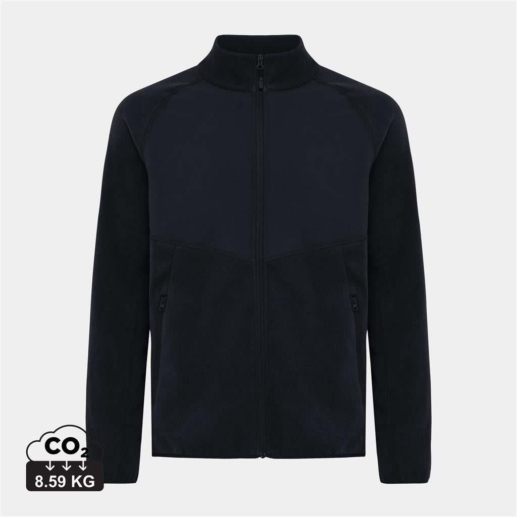 Iqoniq Talung recycled polyester microfleece zip through - illuminated
