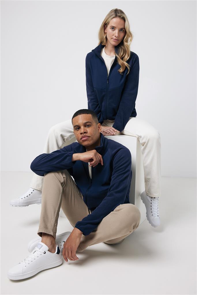 Iqoniq Talung recycled polyester microfleece zip through - illuminated